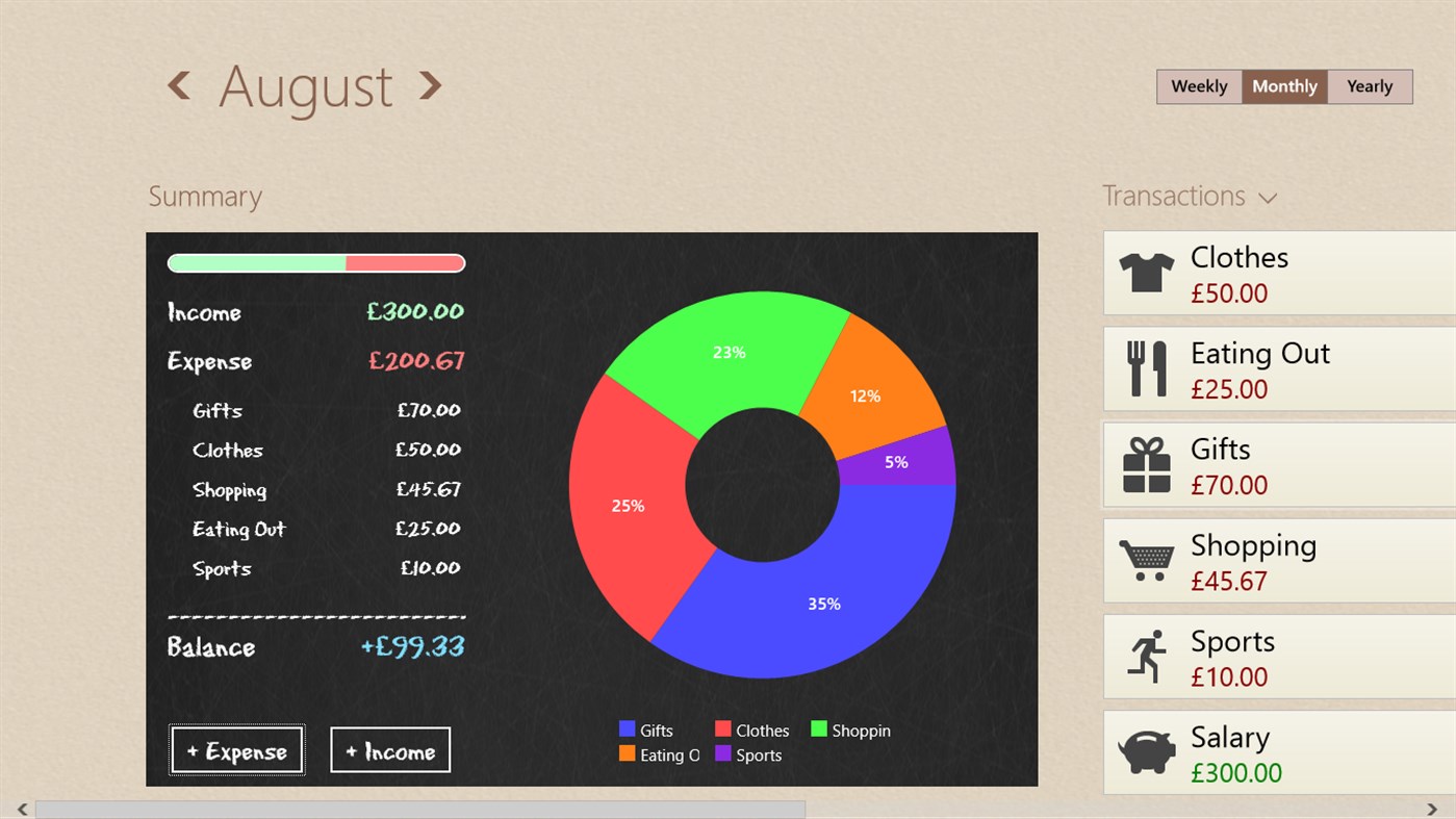 #1. Spending Tracker ™ (Windows) 由: MH Riley Ltd