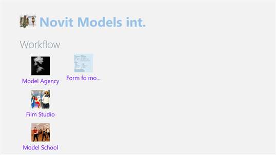 Novit Models int. screenshot 1