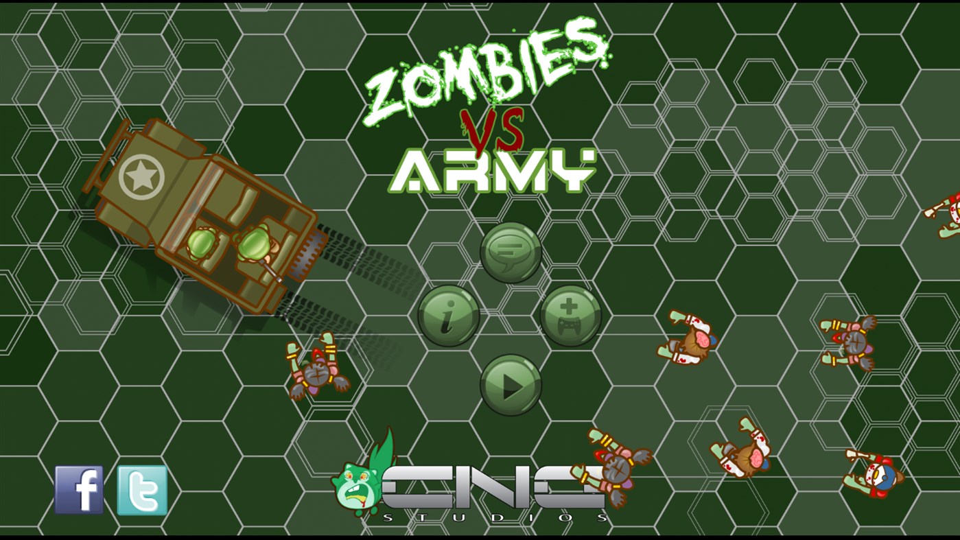 #1. Zombies vs Army (Windows) بواسطة: CNG Studios