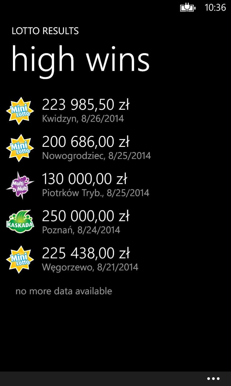 Screenshot 4 Lotto windows