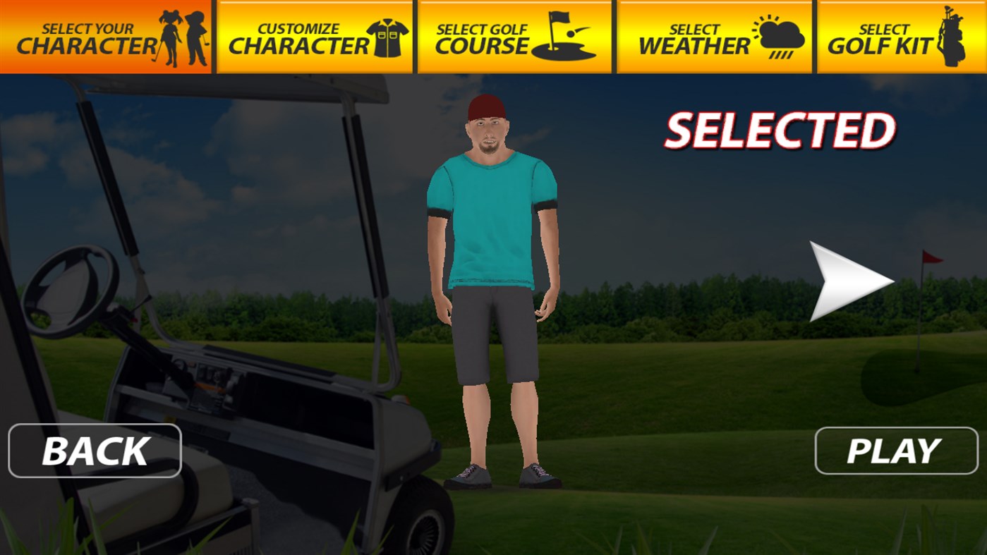 #1. Professional Golf Play 3D (Windows) By: AppTeeka