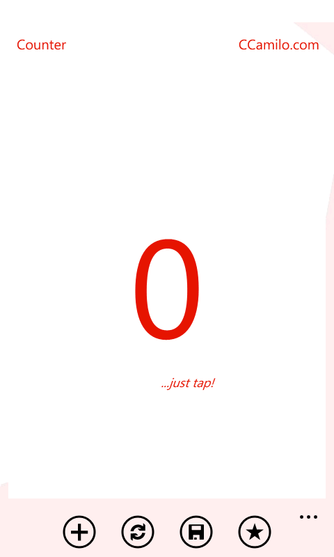 Counter App screenshot