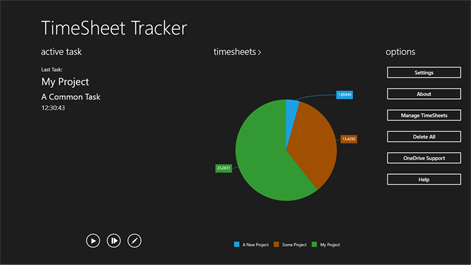 TimeSheet Tracker Screenshots 1
