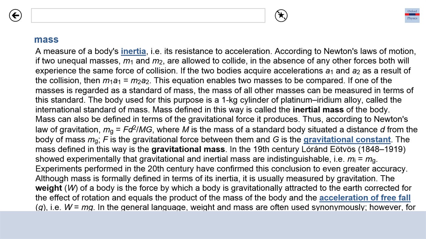 #4. Oxford Dictionary of Physics (Windows) Podle: MobiSystems