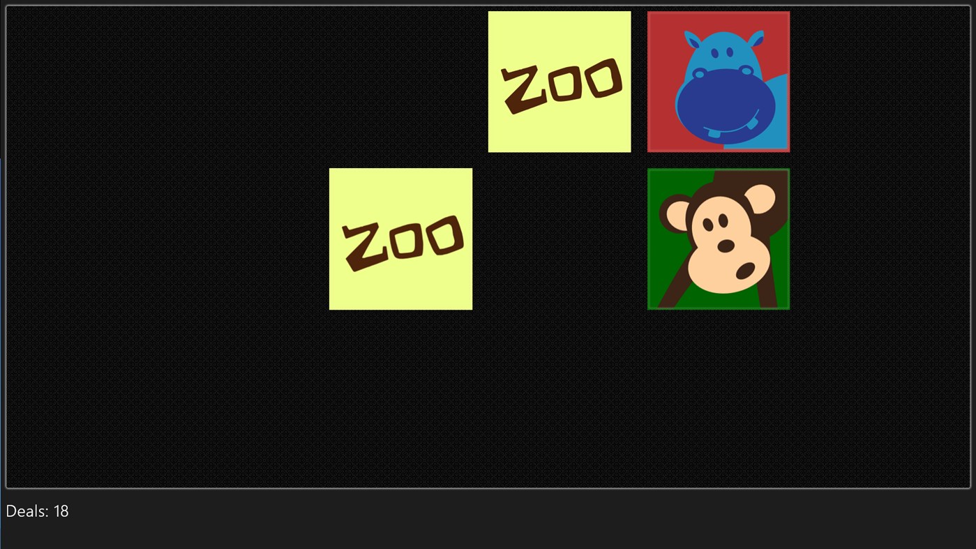#3. Memory Game Zoo (Windows) 由: Fernando Cardoso