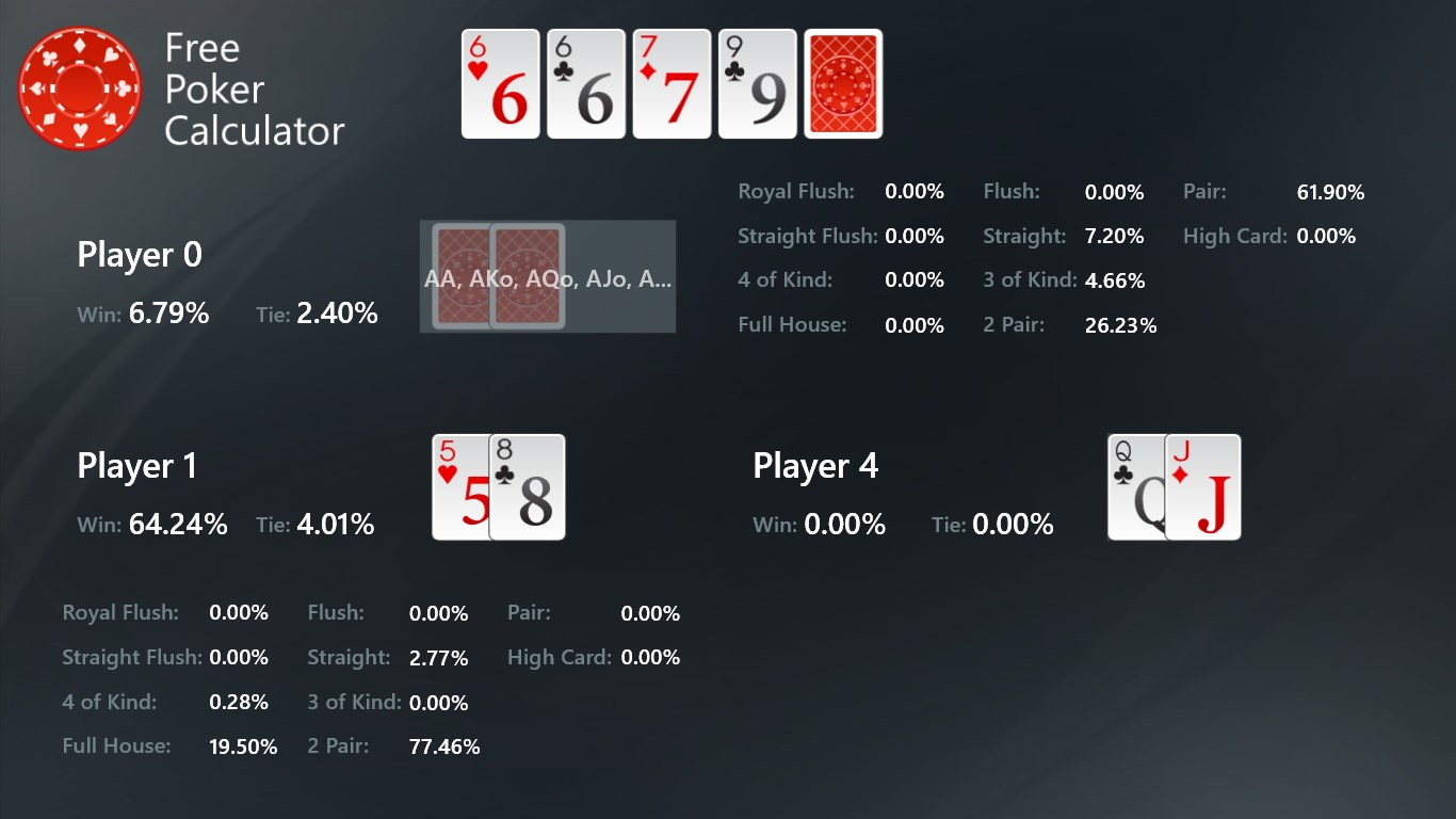 【图】Free Poker Calculator(截图3)