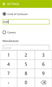 DoF Calculator™ screenshot 5