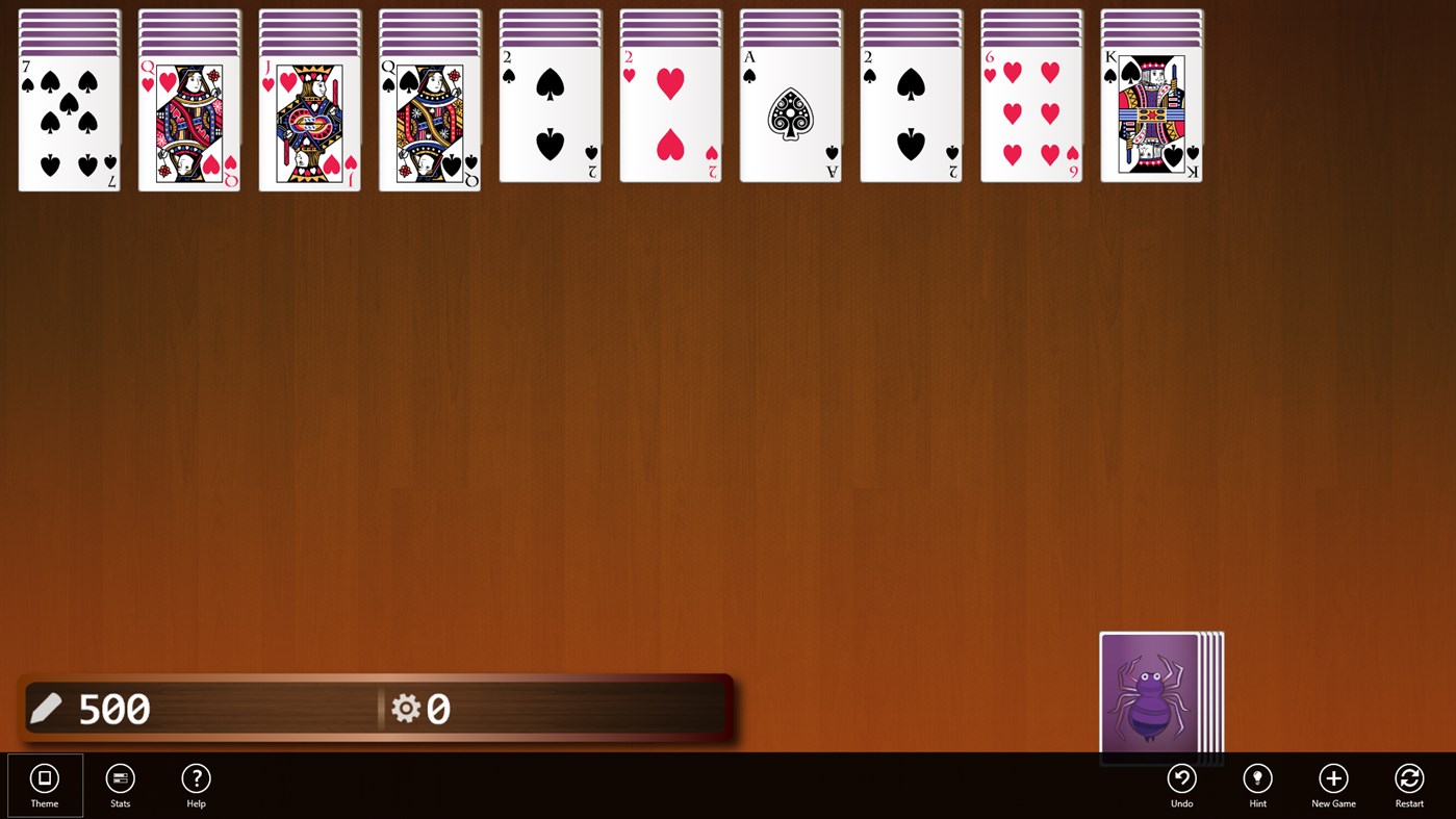 #6. 3rd Floor Spider Solitaire (Windows) 由: Third Floor Games