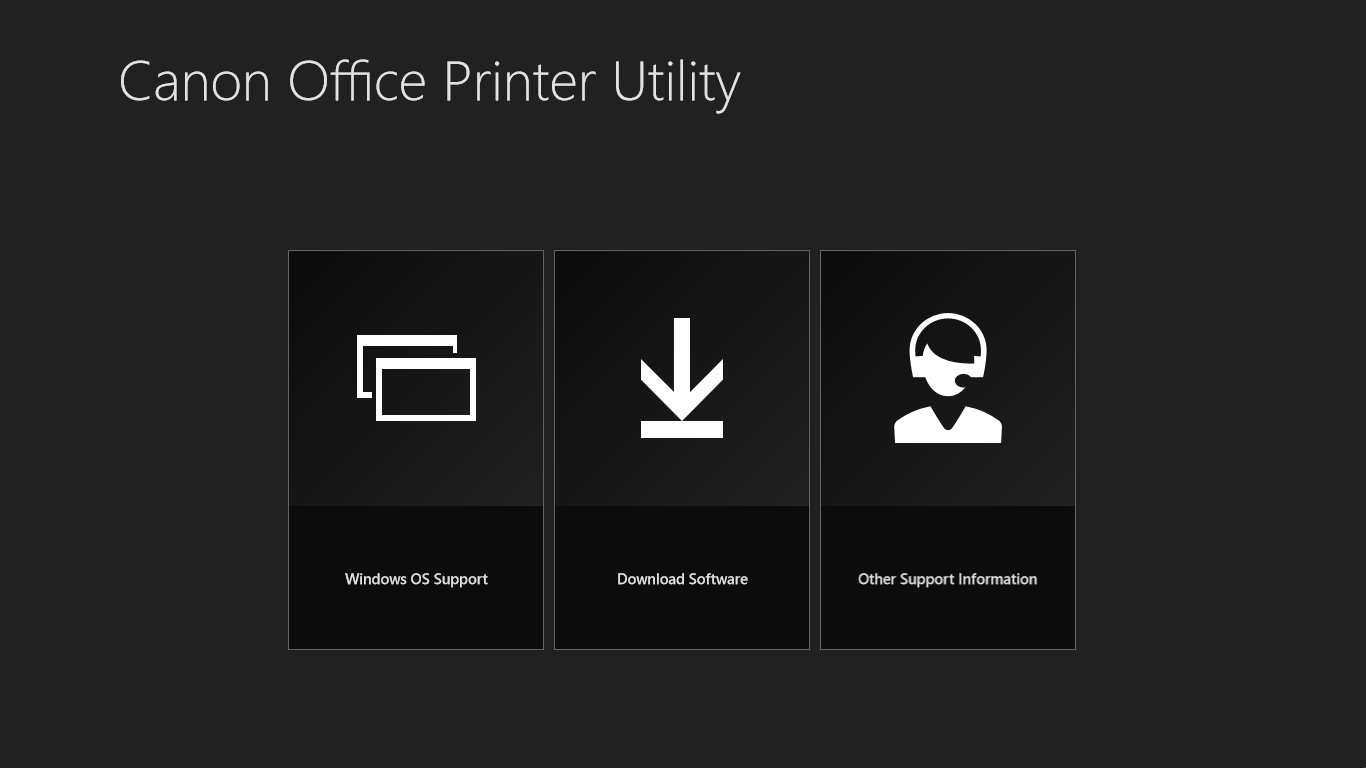 Canon Office Printer Utility for Windows 10