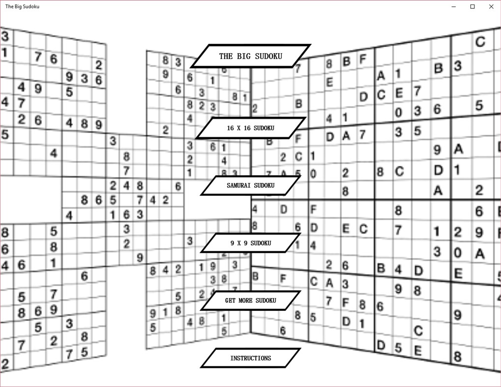 #1. The Big Sudoku (Windows) 来自: Derrick Huth