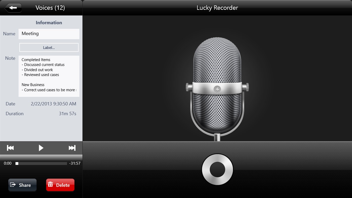 #5. Recorder One (Windows) De: IPT International Technologies Corporation.