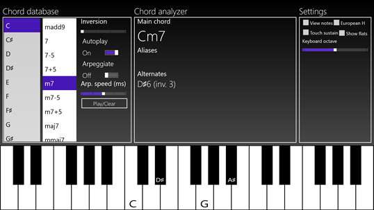 Piano Chords Pro screenshot 1