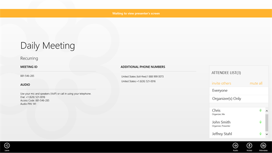 GoToMeeting screenshot 4