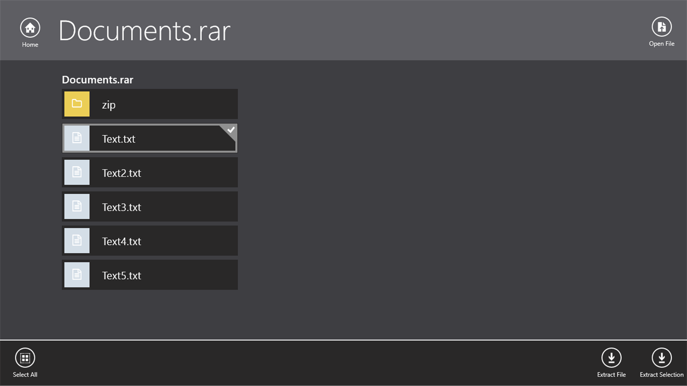 #4. Easy Zip (Windows) 由: dishantshah
