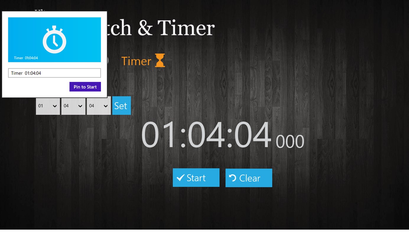 #6. Ultra Stopwatch & Timer (Windows) Podle: Ecsolvo Technologies