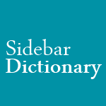 Diccionario Sidebar