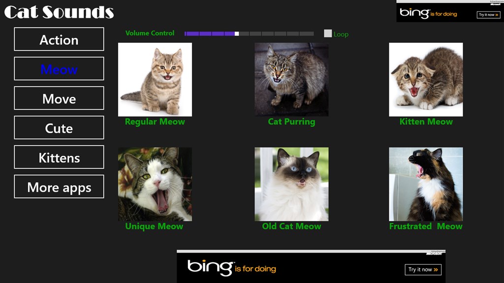 Real Cat Sounds - Aplikasi Microsoft