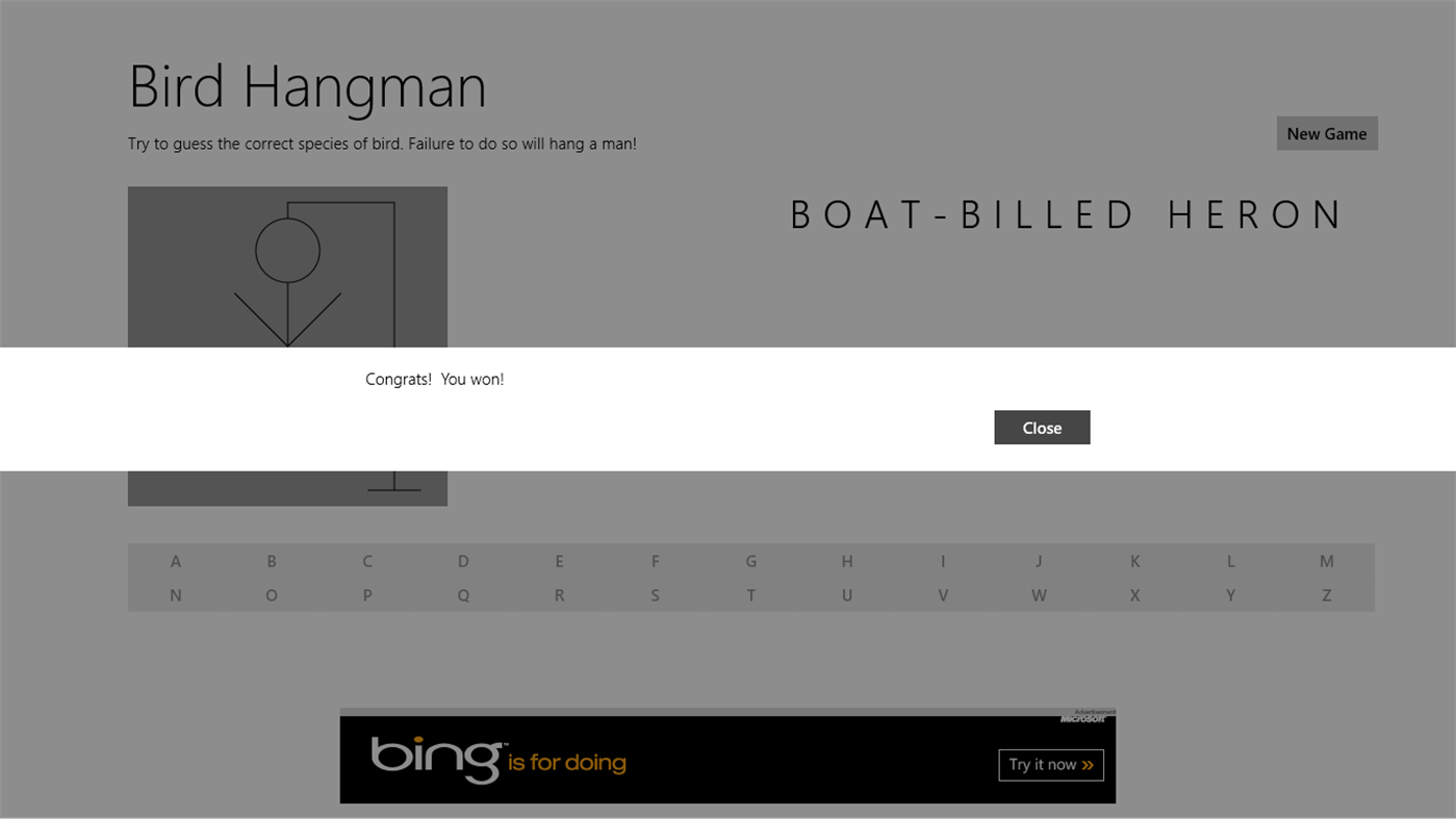 #3. Bird Hangman (Windows) 由: Placeholder_351