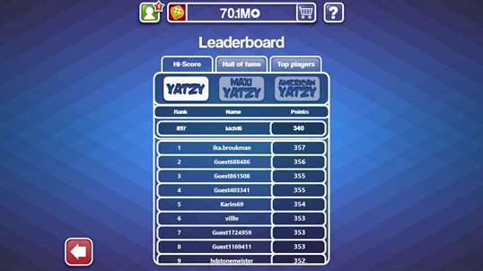 Yatzy Ultimate Free screenshot 9