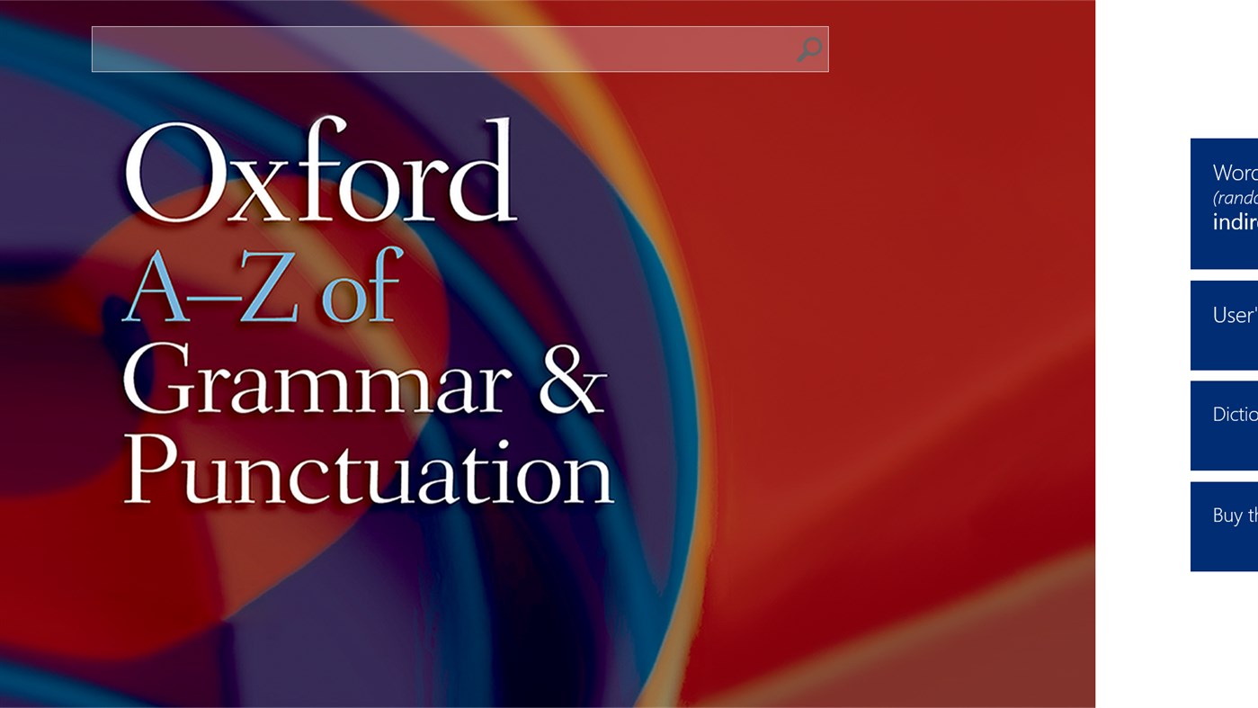 #1. Oxford A-Z of Grammar and Punctuation (Windows) 来自: MobiSystems
