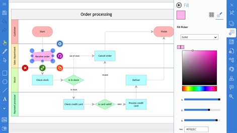Grapholite - Diagrams, Flow Charts and Floor Plans Designer Screenshot
