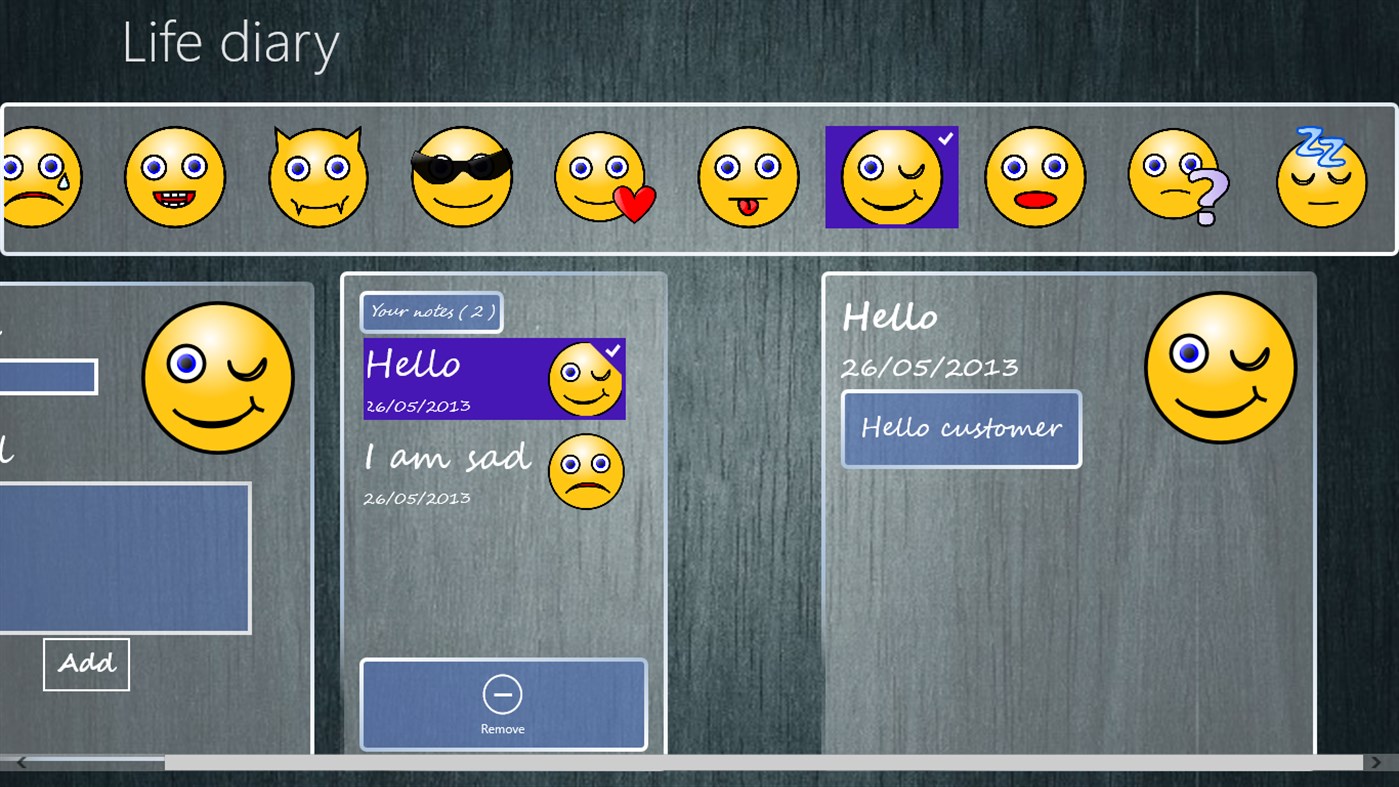 #1. Life diary (Windows) โดย: Petr Nymsa