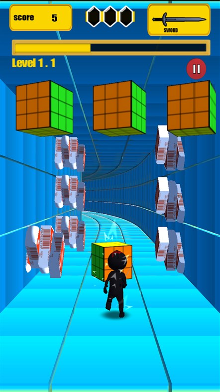 #3. Stickman Run 4D (Windows) By: Kaufcom