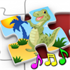 Kids Dinosaur Rex Jigsaw Puzzles - educational shape and matching children's game