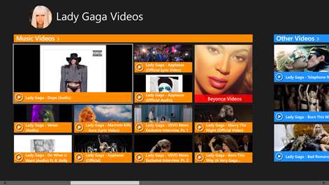 Lady Gaga Videos Screenshots 2