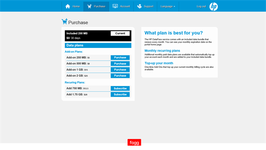 HP DataPass screenshot 4