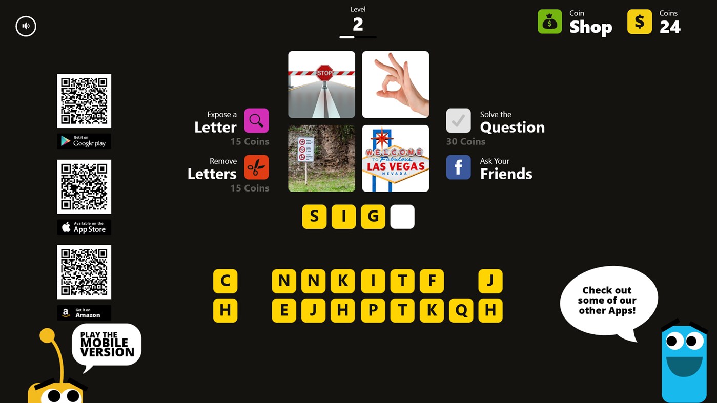 #5. Guess The Word - 4 Pics 1 Word (Windows) 由: Random Logic Games