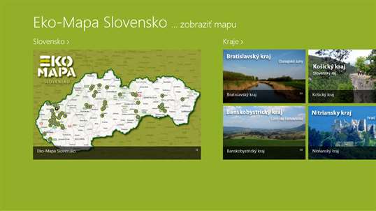 Eko-mapa pre Win 8 screenshot 1