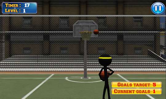 Basketball with Stickman screenshot 3
