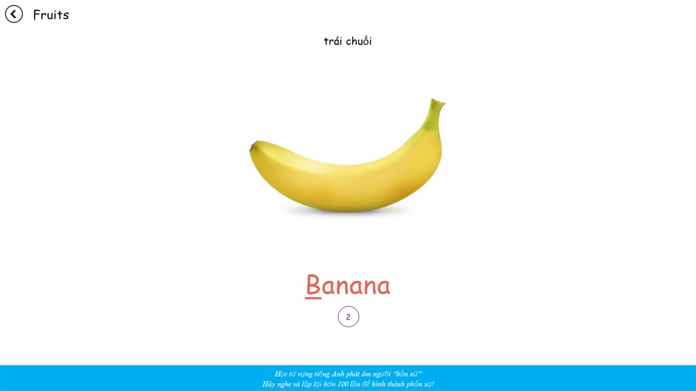 #2. Kids Flashcards for Vietnamese (Windows) Podle: Kelyn Le