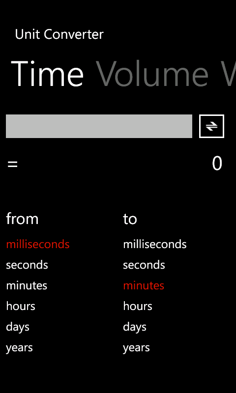 Unit Converter screenshot