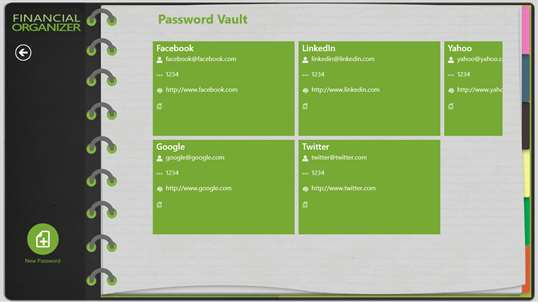Financial Organizer & Password Vault screenshot 8