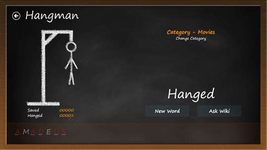 Hangman HD - Free screenshot 2