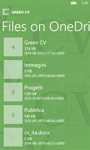 Green CV screenshot 4