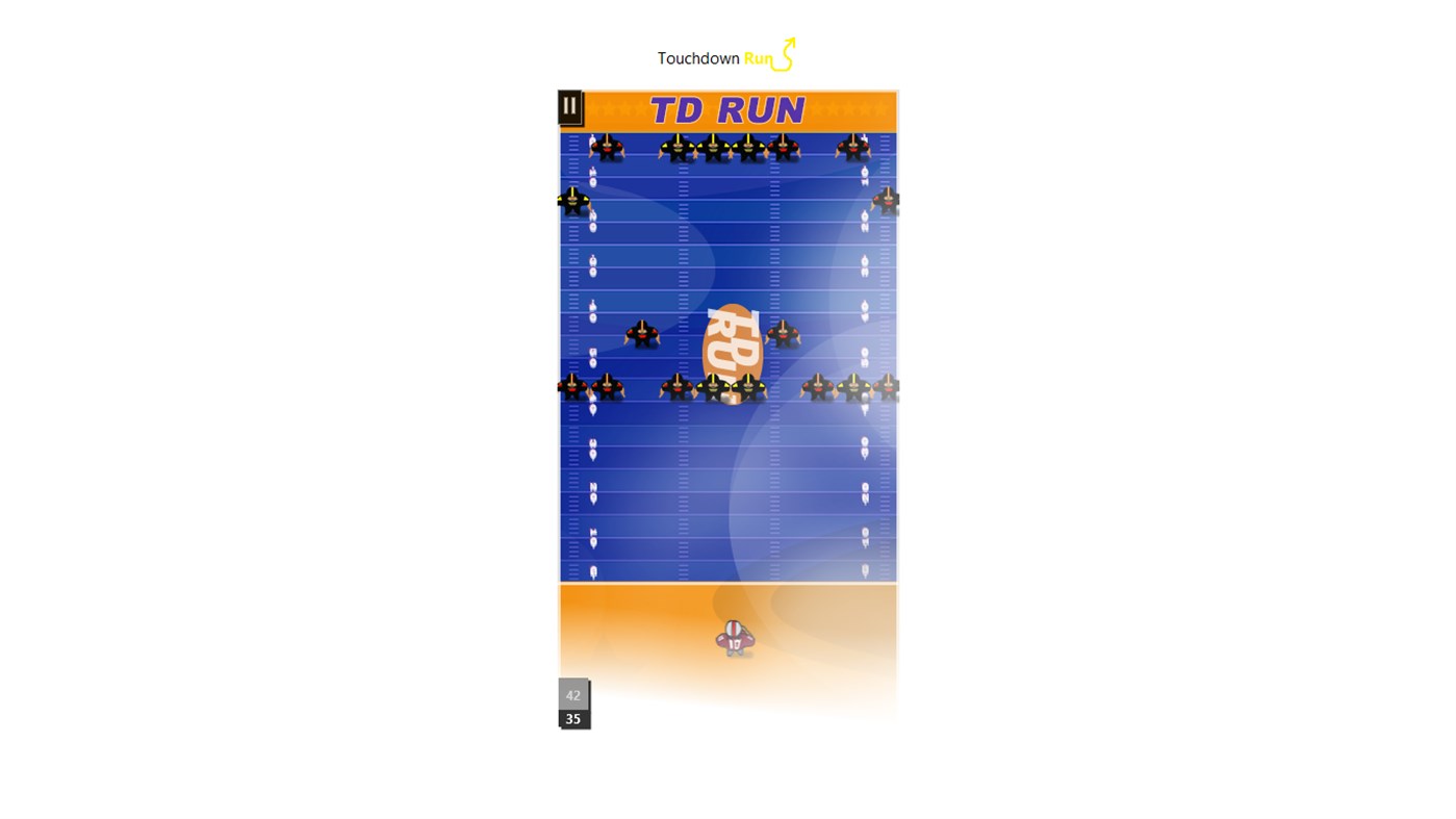 #5. Touchdown Run Lite (Windows) Podle: DoubleTap Software