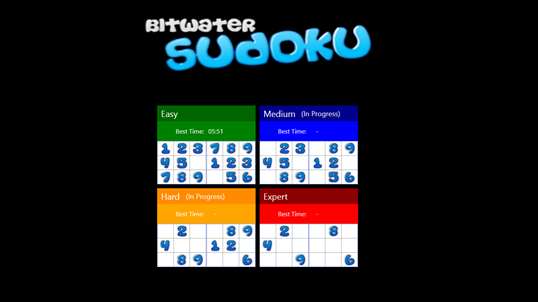 Bitwater Sudoku screenshot 2