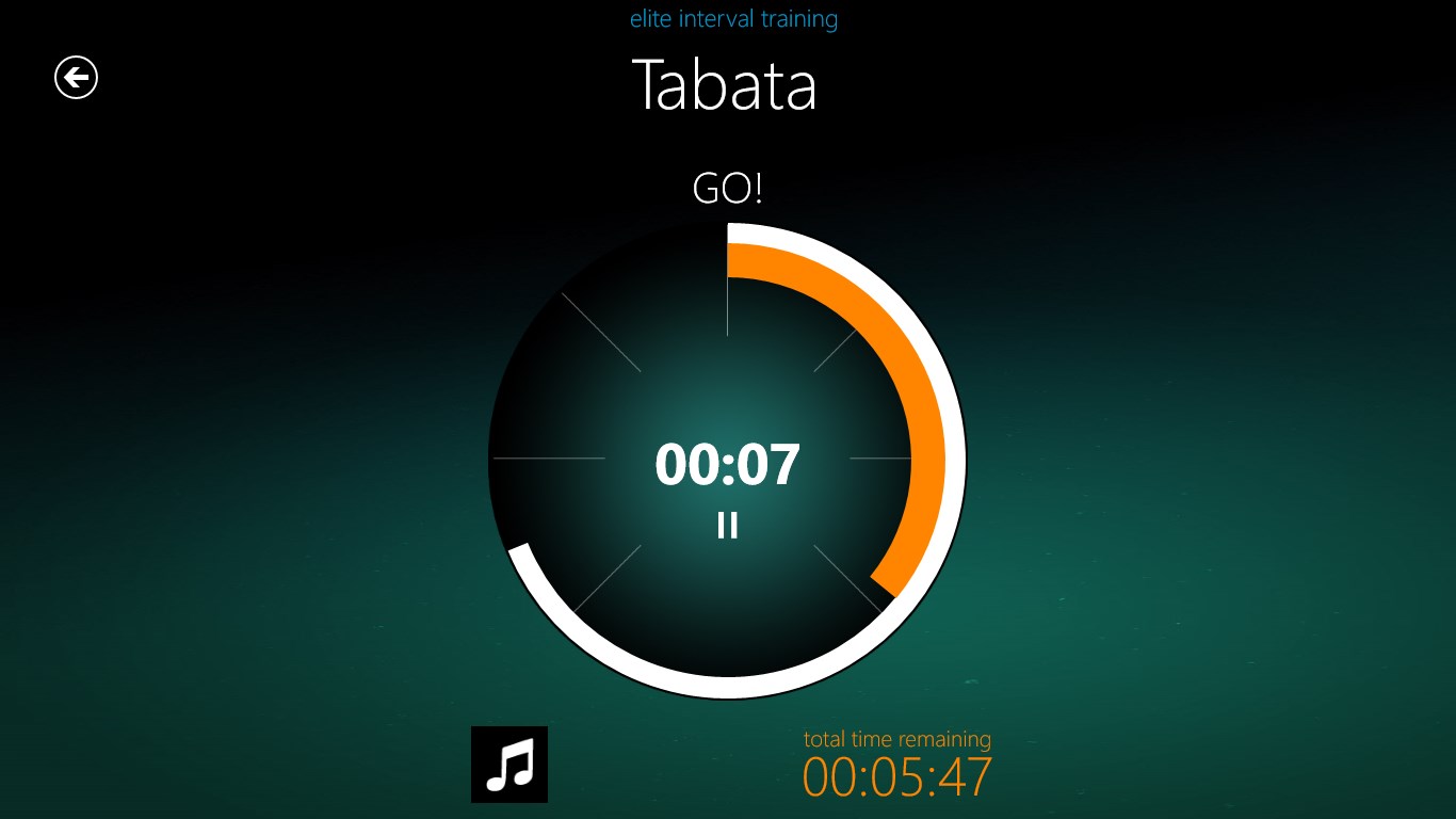 Elite Interval Training screenshot