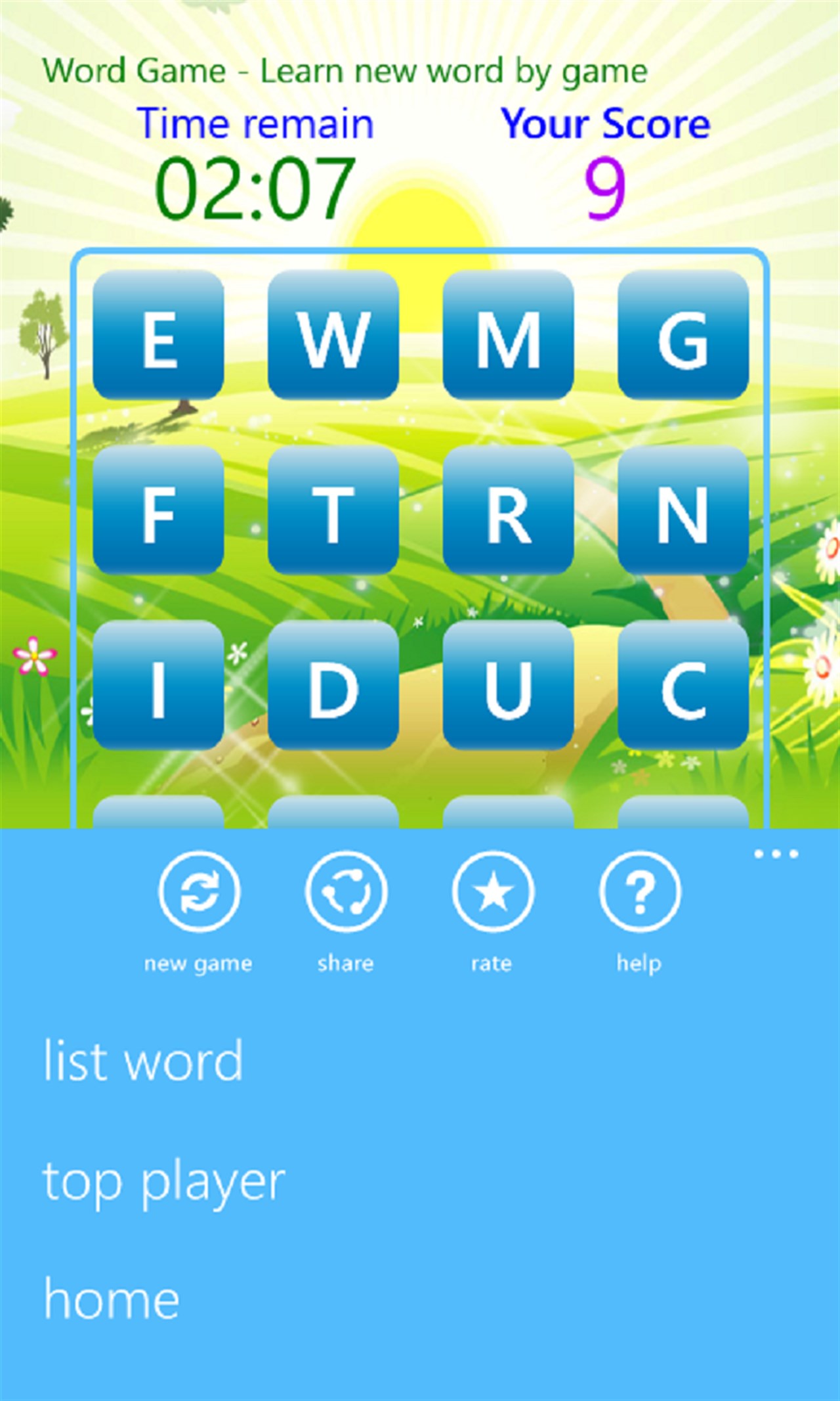 Word Game English screenshot 3