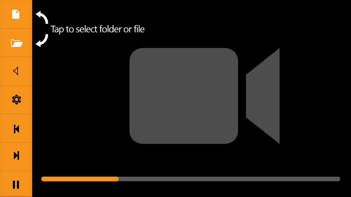 Screenshot: Start Screen