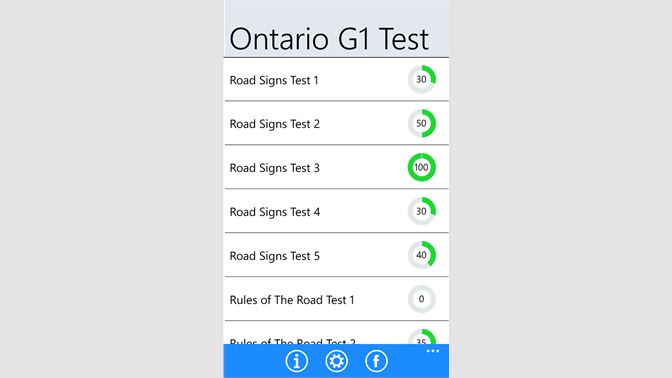 g1 driving test ontario 2012