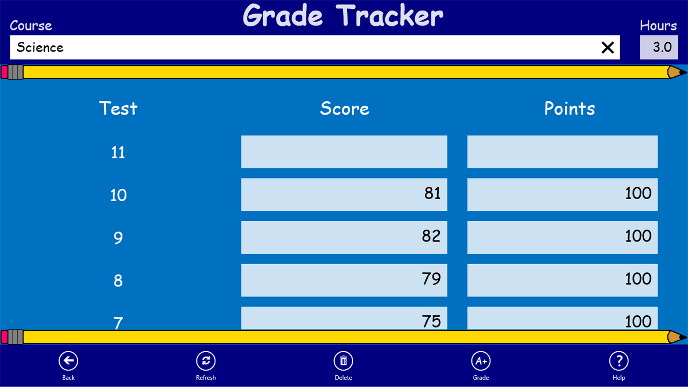 #2. Grade Tracker (Windows) 由: Teraflop