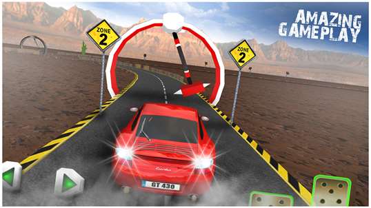 Crazy Car Stunts 3D - Extreme Racing Car Drifts screenshot 2