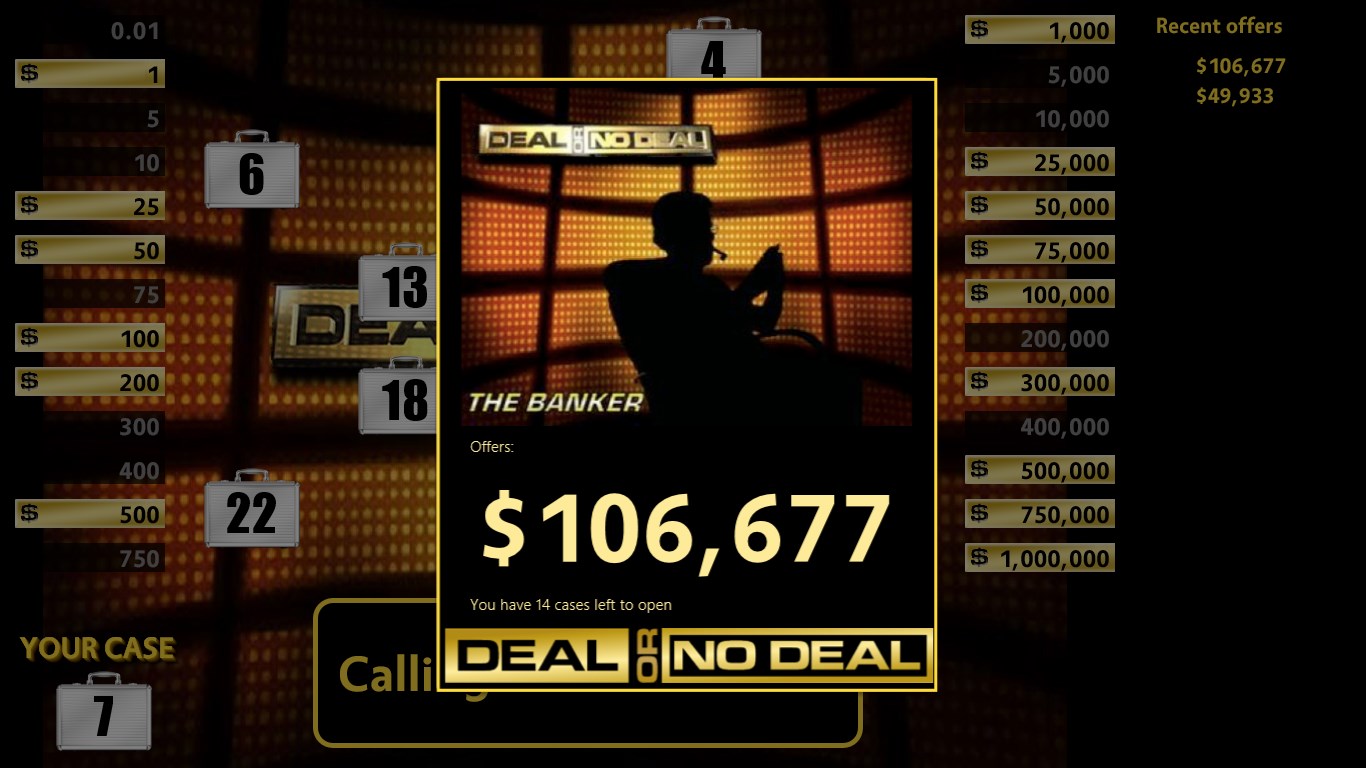 Deal Or No Deal+ screenshot