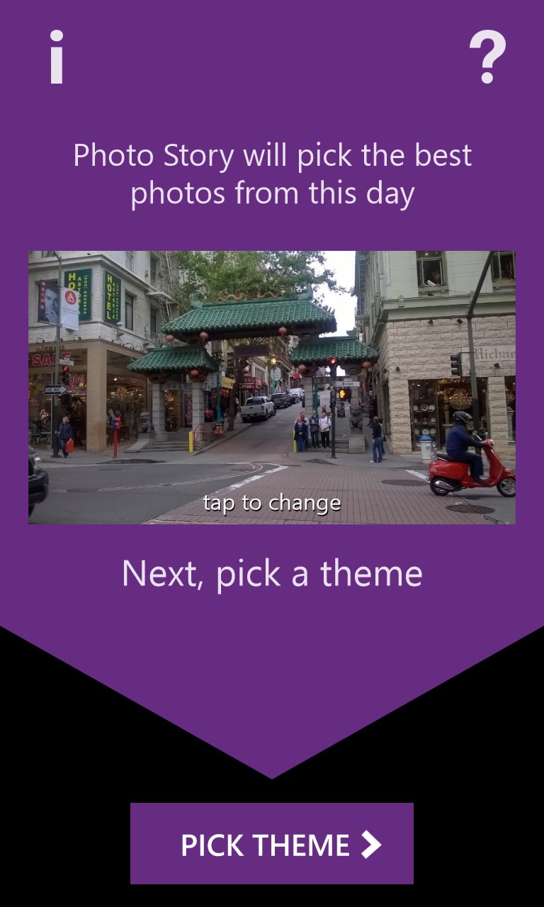 Photo Story will automatically pick the best photos of the day