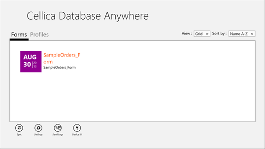 Cellica Database Anywhere screenshot 8