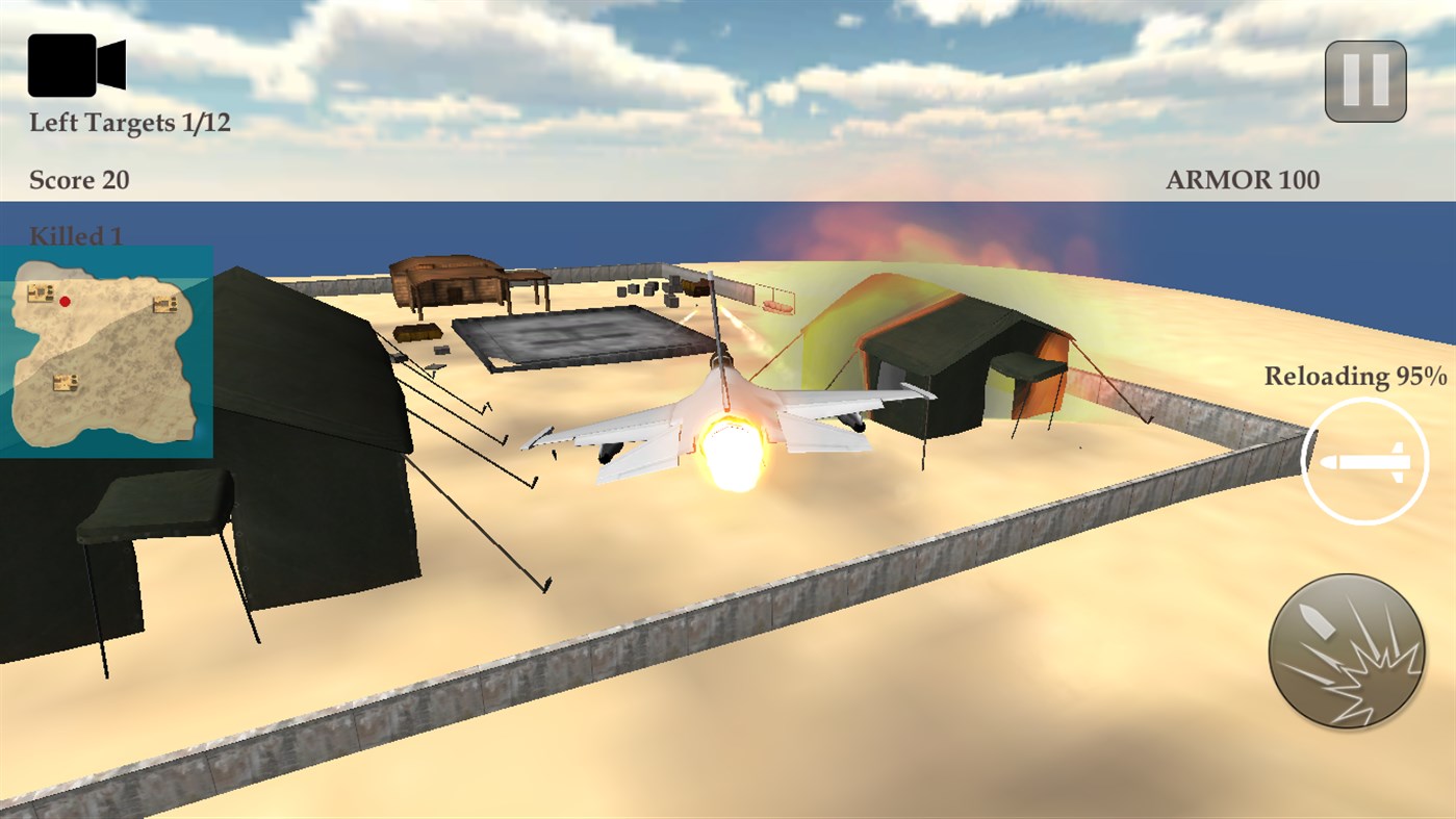 #6. Real Fighter Air Simulator (Windows) โดย: AbsoLogix Technologies Limited